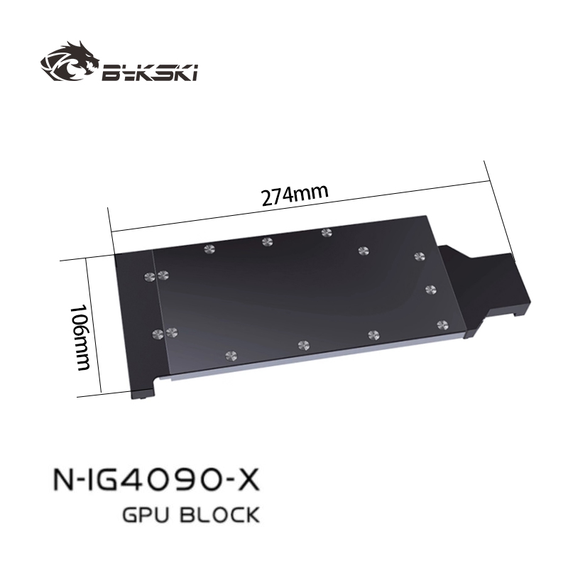 Bykski GPU-waterblok voor de C - Rtx 4090 Water Block recensie en prijs